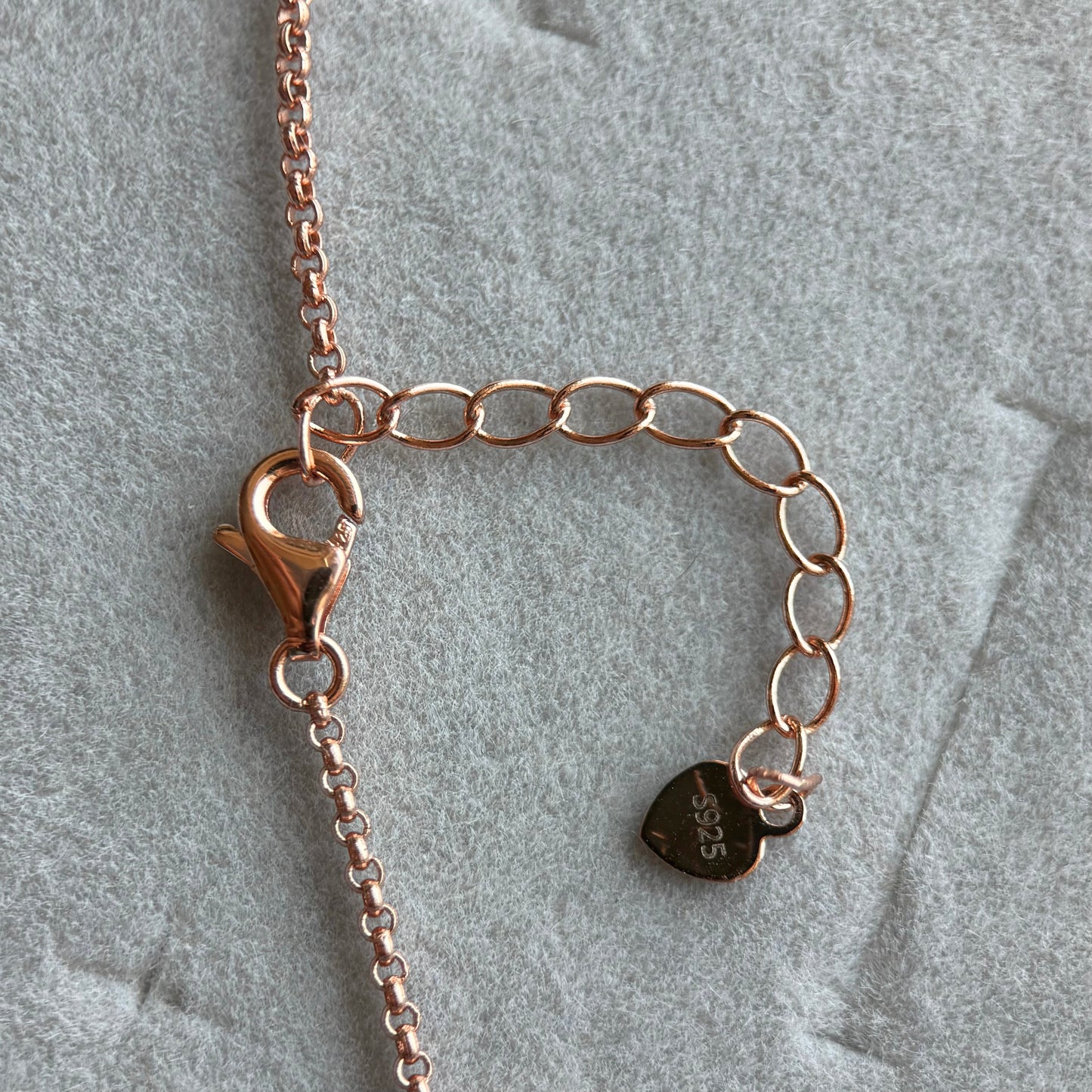 Certified Multi-Color Natural Tourmaline Necklace – Rose Gold Plated on Sterling Silver